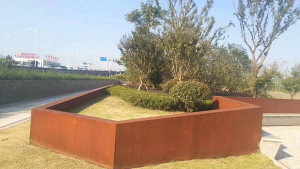正定耐候钢挡土墙